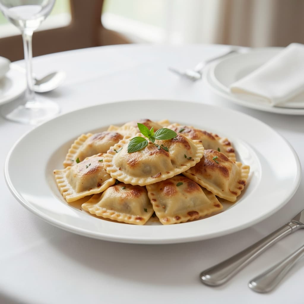 Baked Meat Ravioli
